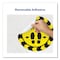 Avery Social Distancing Floor Decal, 10.5 in. dia, Please Wait Here, Yellow/Black Face, Black Graphic, 5PK 83020 - alternate 9